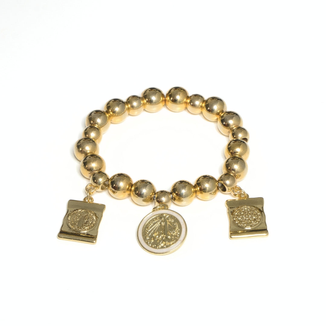 Pulsera balines con dijes grandes