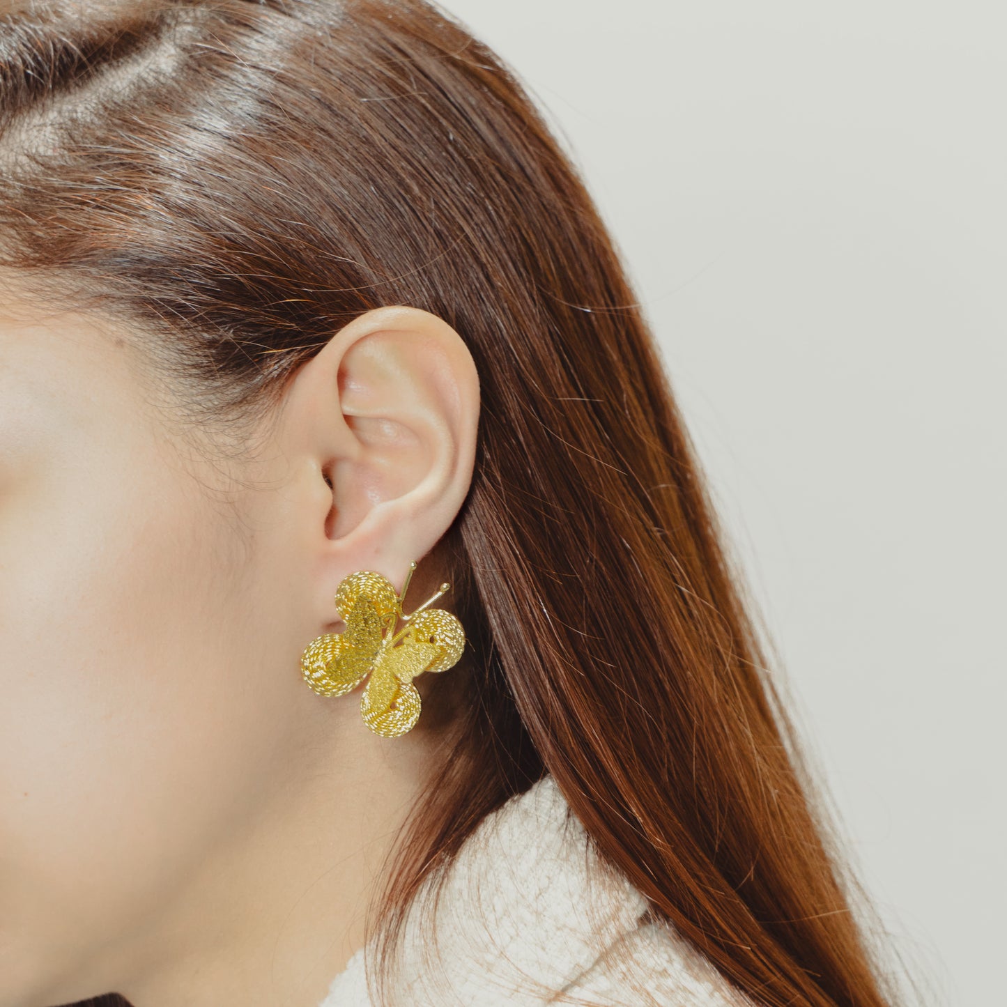 Aretes mariposa filigrana