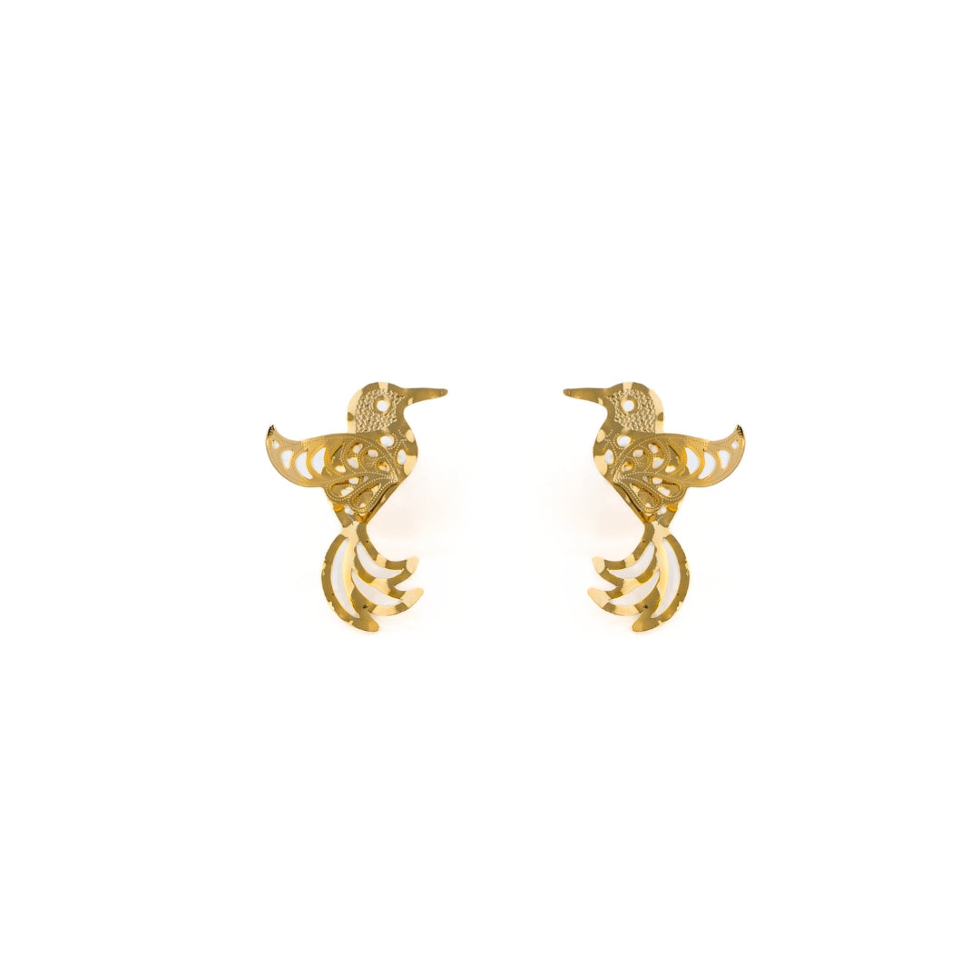 Aretes colibrí medianos