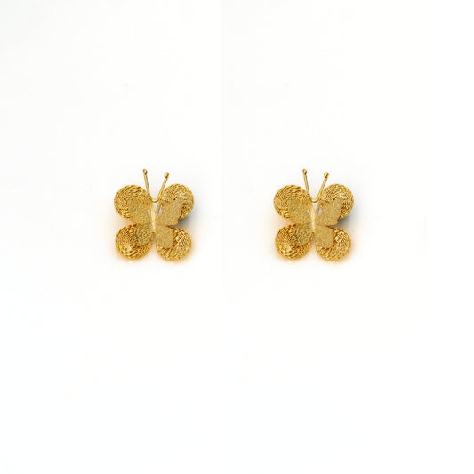 Aretes mariposa filigrana
