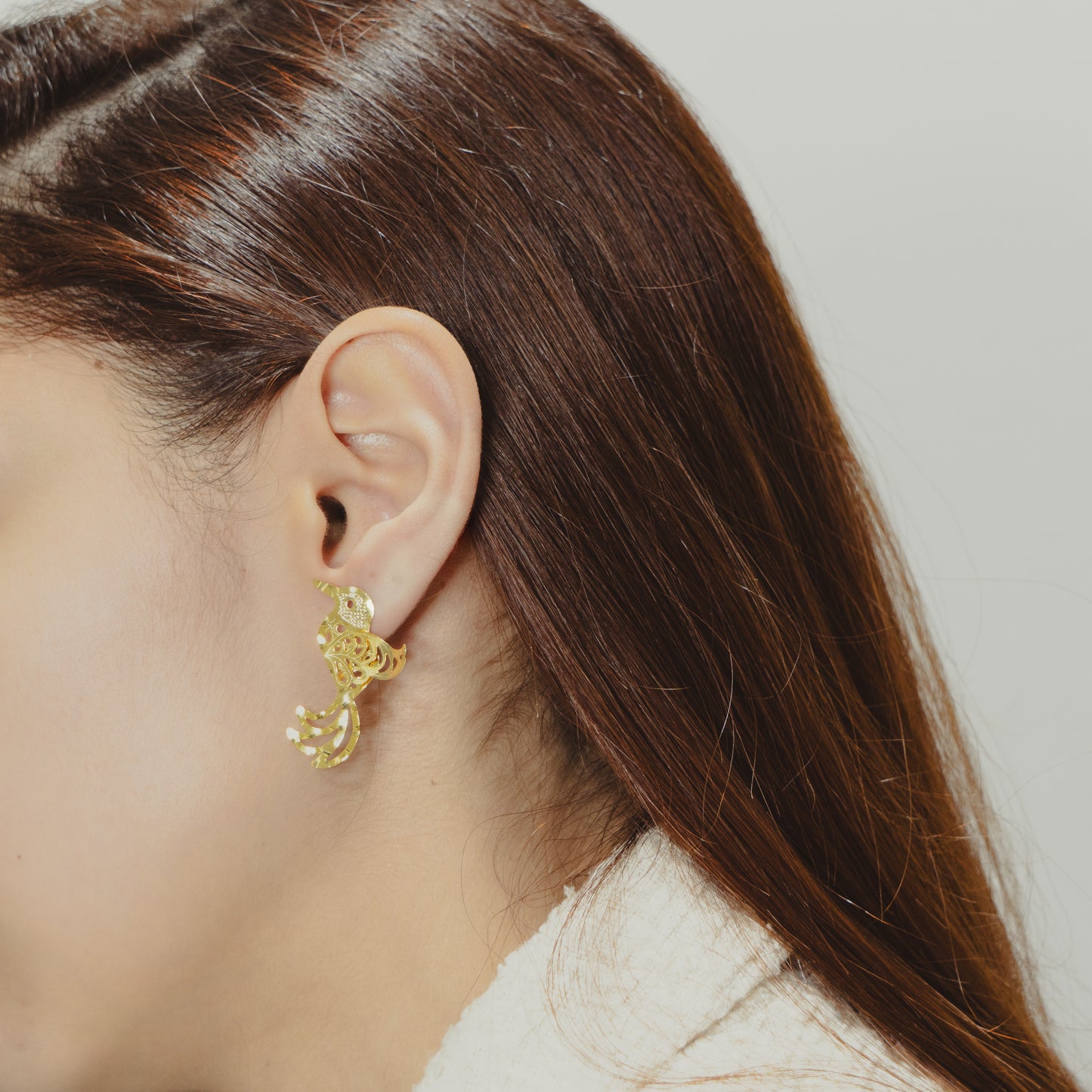 Aretes colibrí medianos