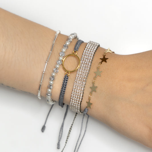 Set X5 Pulseras estrella