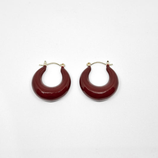 Candongas esmalte Vinotinto